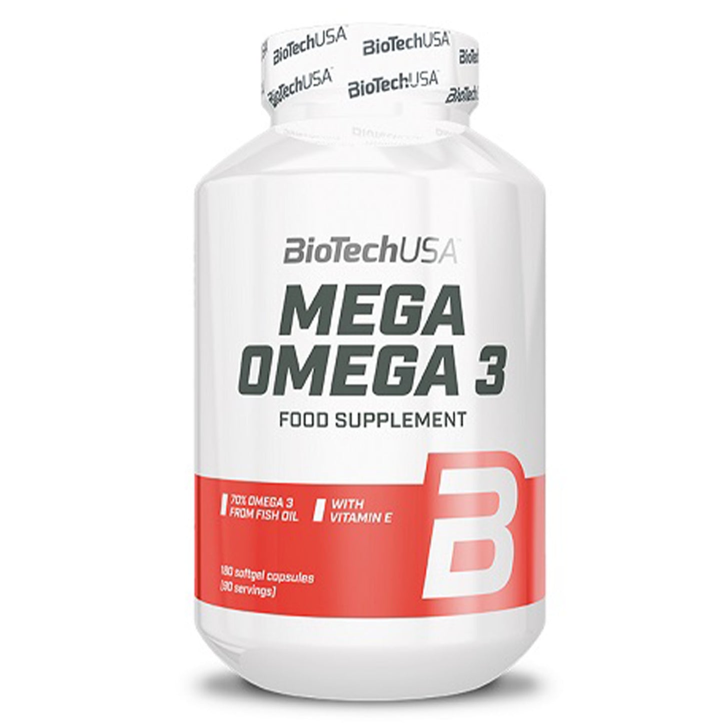 BioTech Mega Omega 3, 180 Kapseln