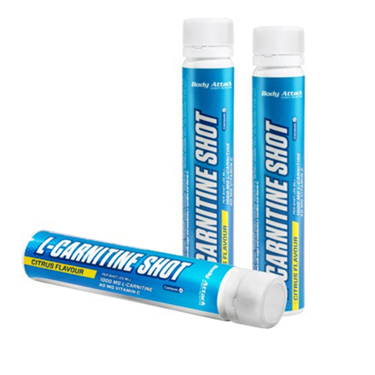 Body Attack L-Carnitine Shots 20x25ml - Citrus