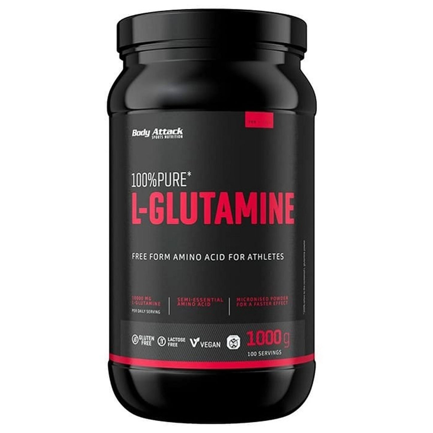 Body Attack Pure L-Glutamine 1kg