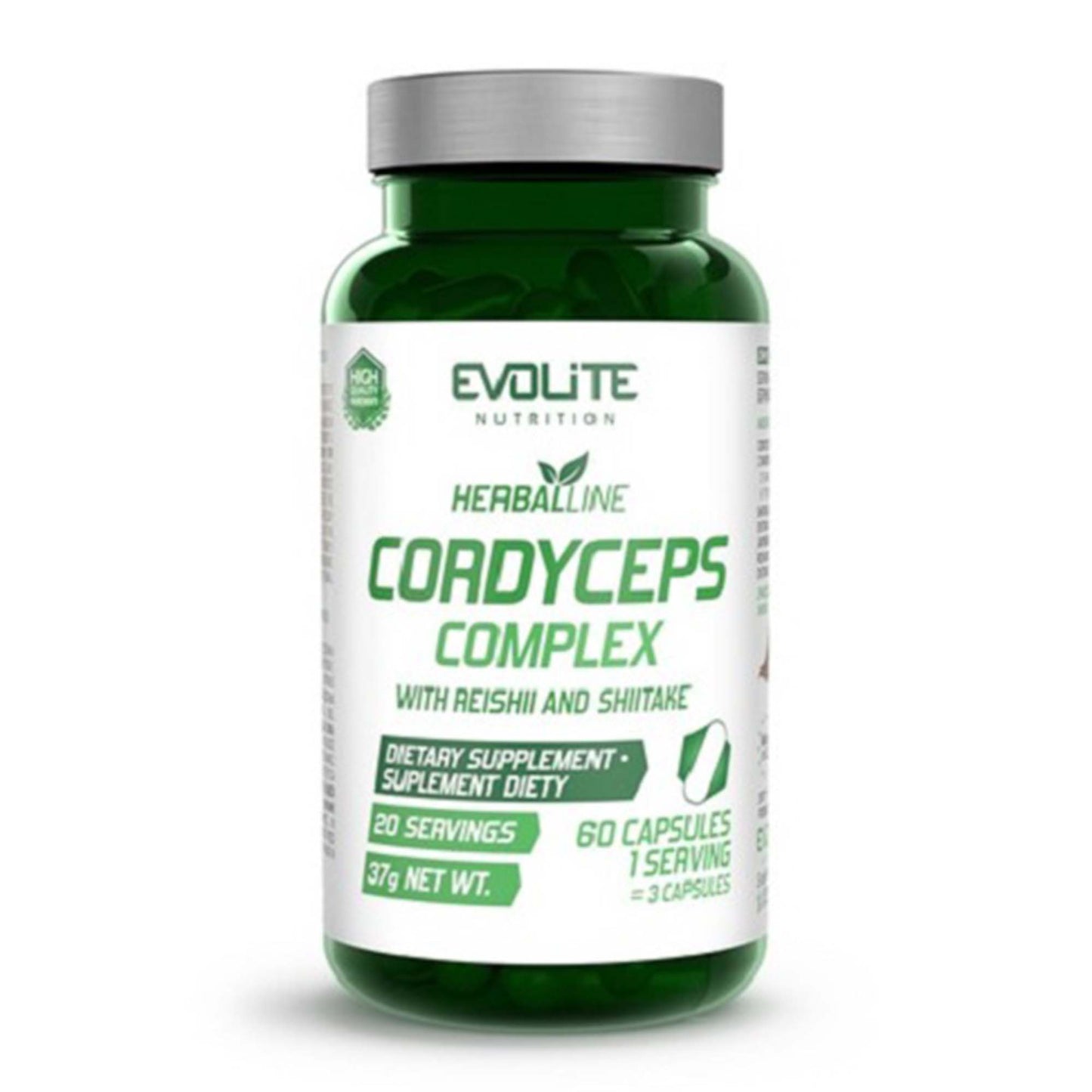 Evolite Nutrition Cordyceps Complex 60 Kapseln