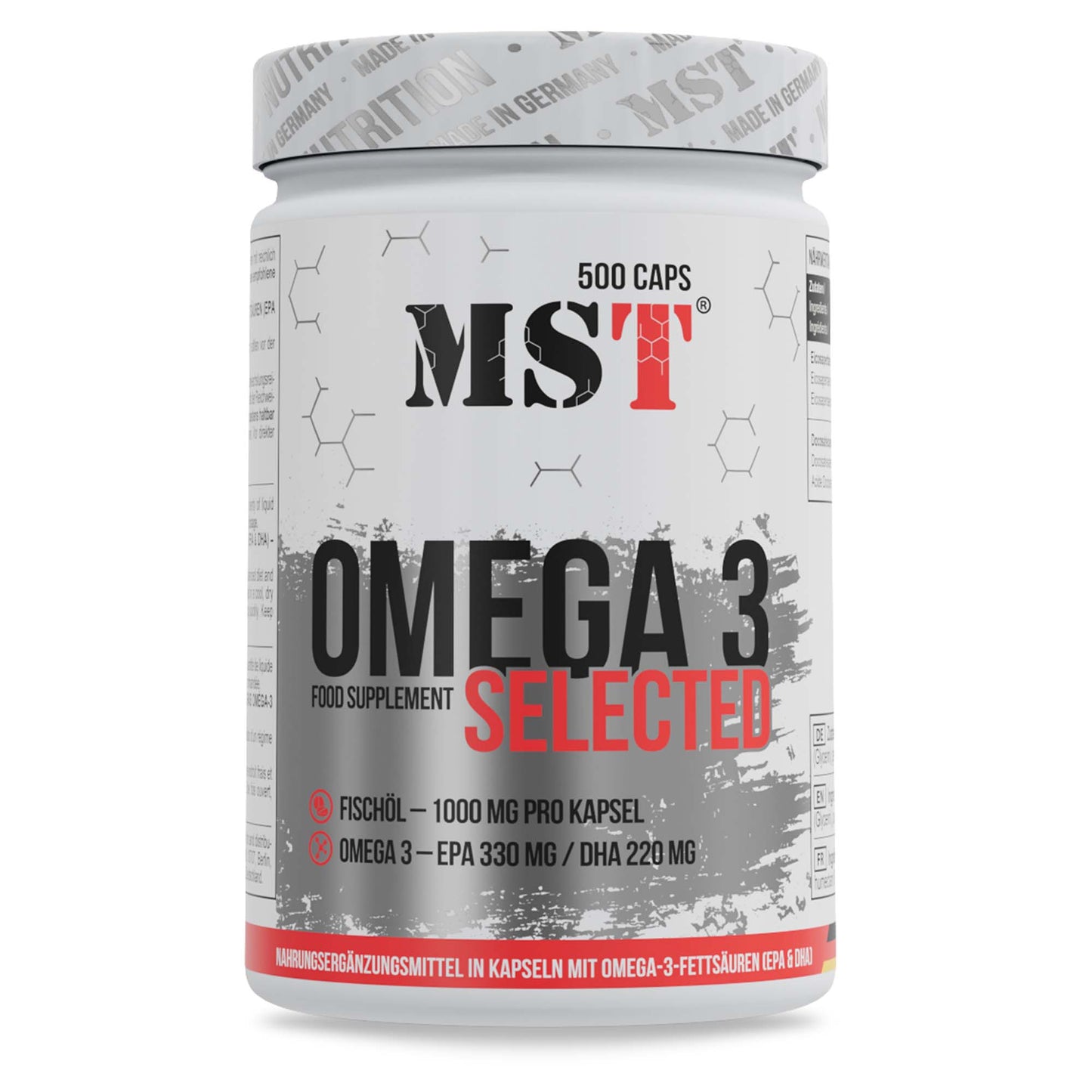 MST - Omega 3 Selected 500 Kapseln