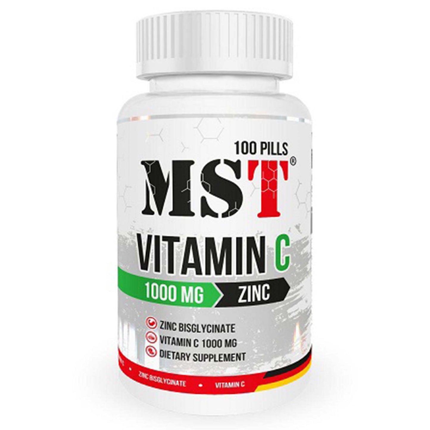 MST - Vitamin C 1000 + Zinc 100 Pillen