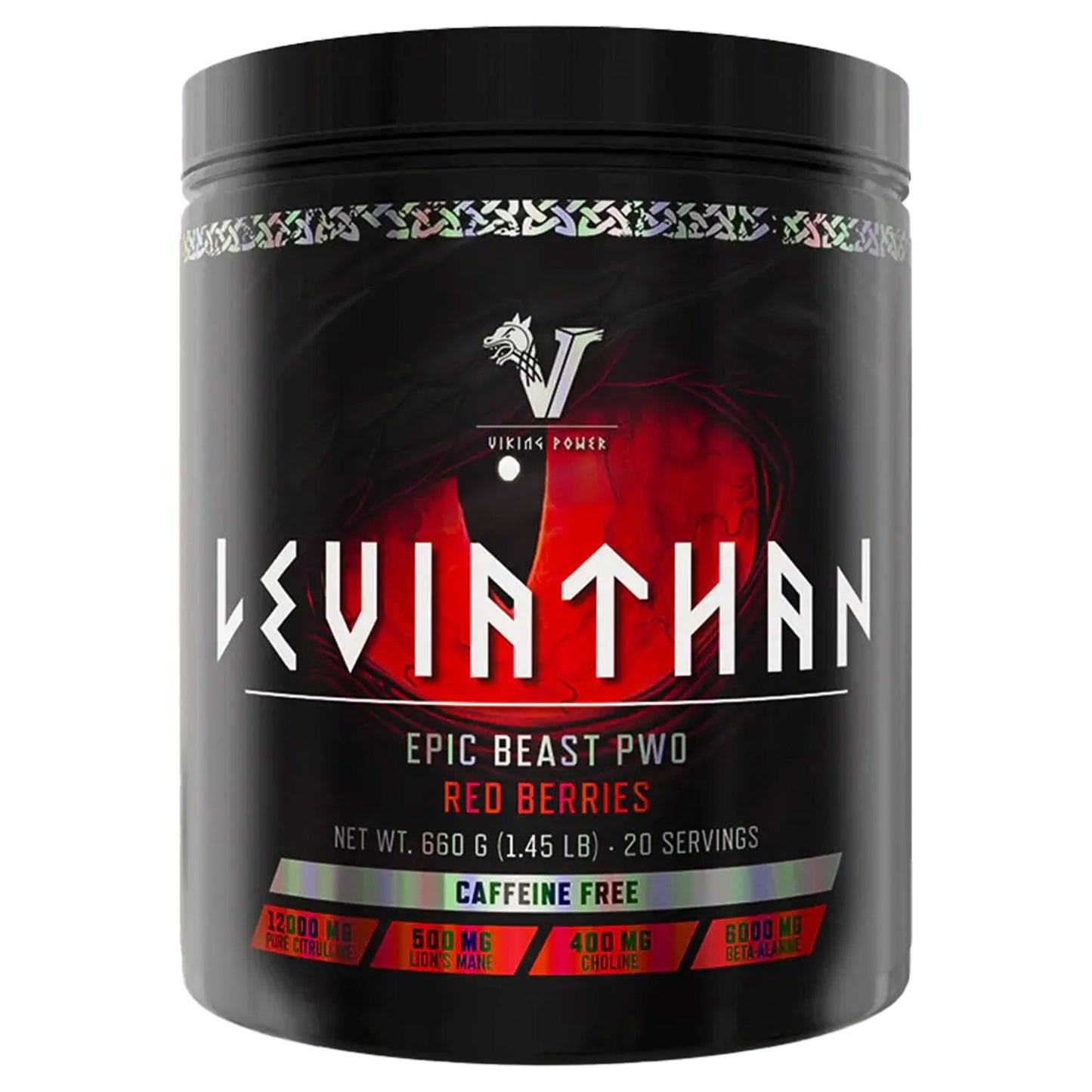 Viking Power - Leviathan Hardcore - Caffeine Free - 660 g