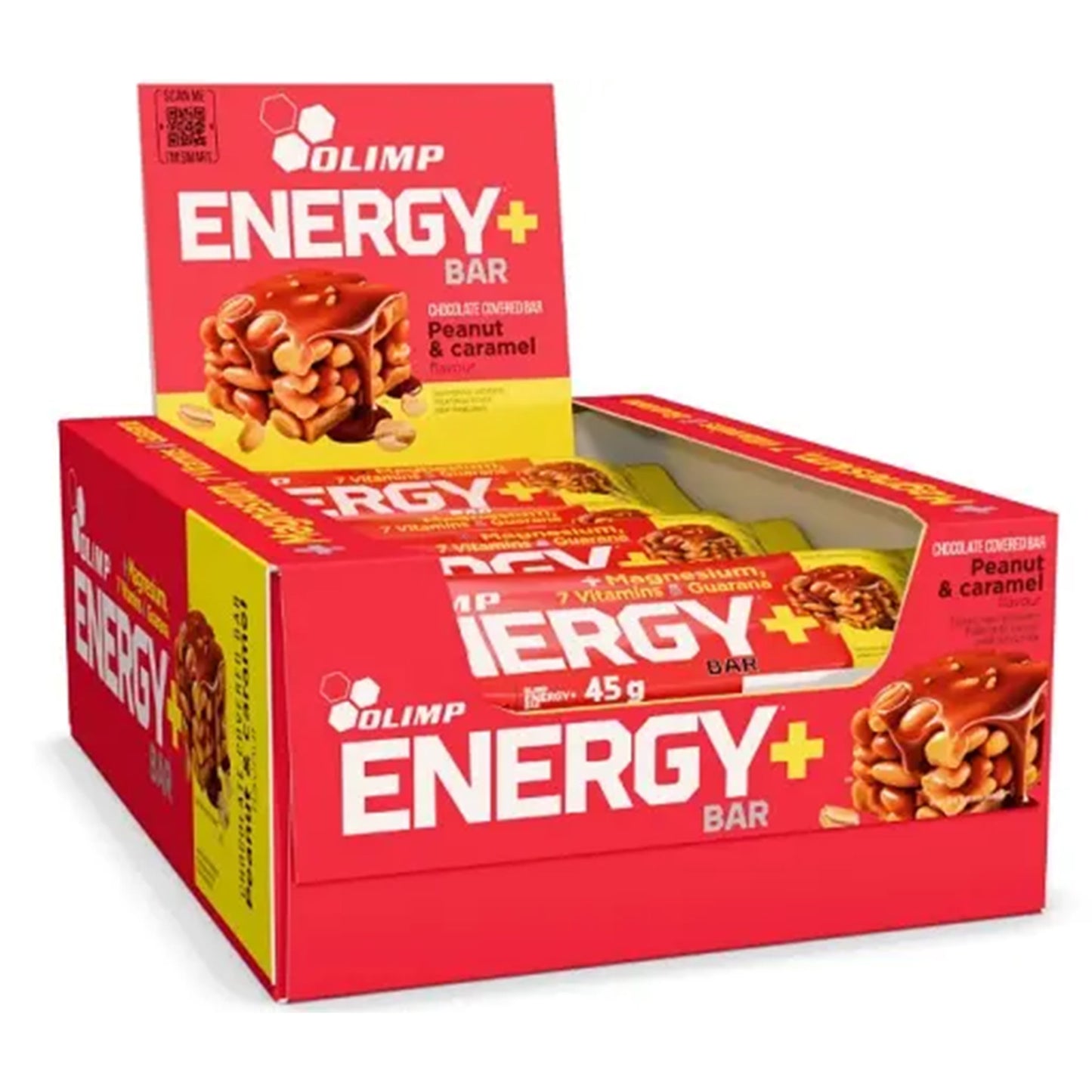 Olimp Energy+ Bar 20x45g Peanut & Caramel