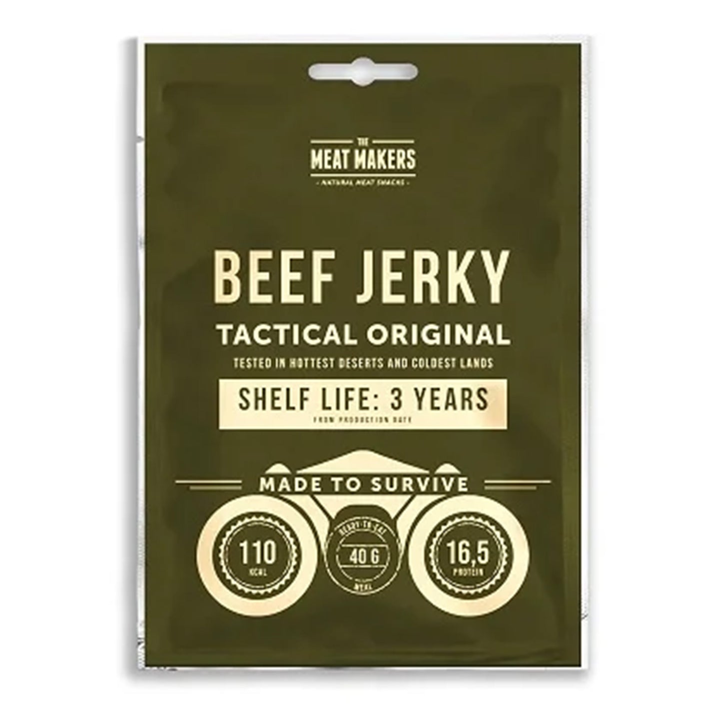 The Meat Makers Beef Jerky Tactical Bar 6x30g