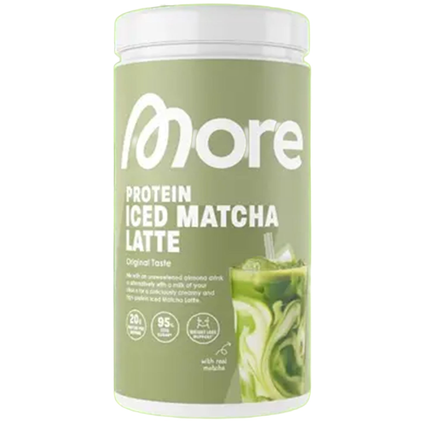 More Nutrition Protein Iced MATCHA LATTE 500g Dose