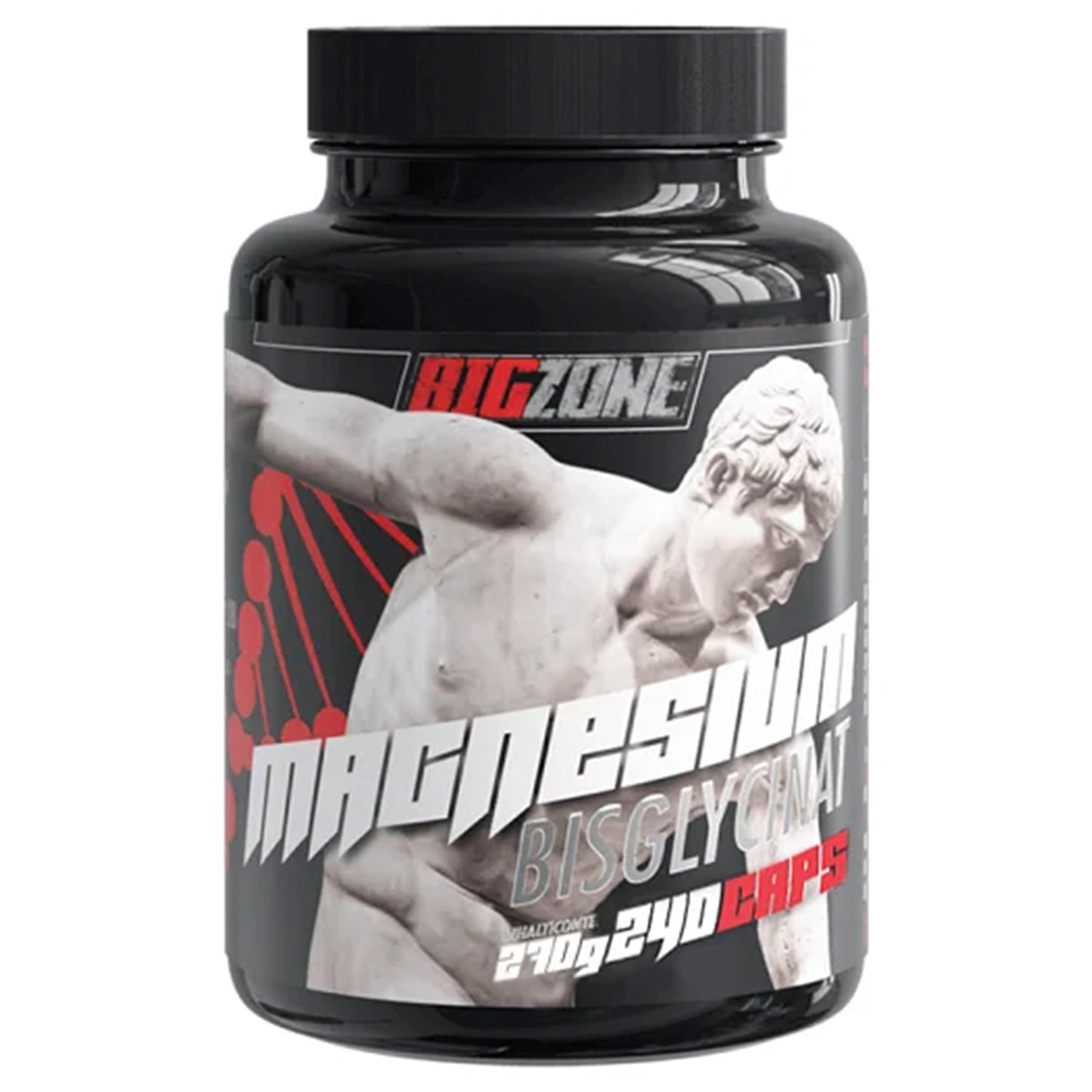 Big Zone Magnesium Bisglycinat 240 Kapseln