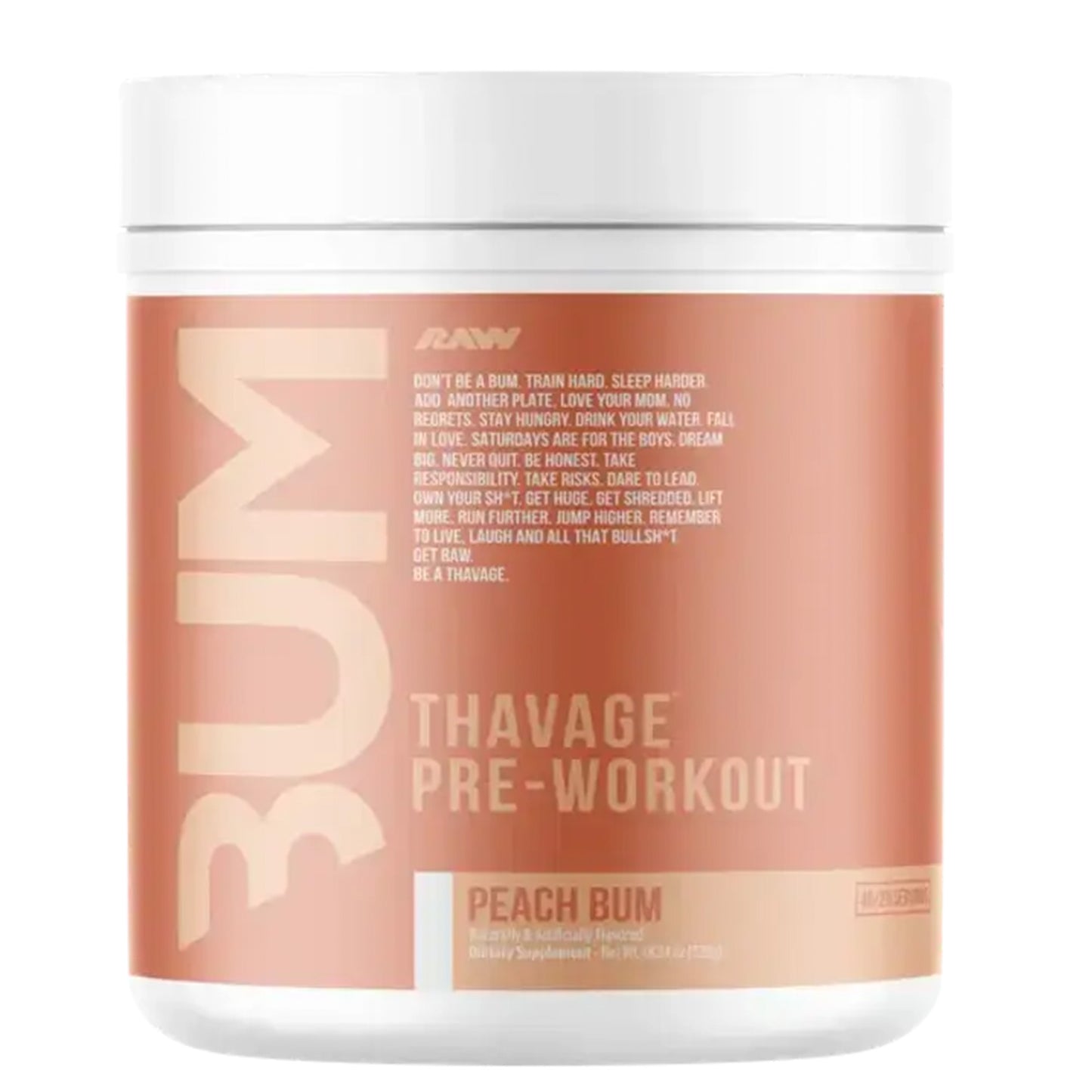RAW Nutrition CBUM Thavage Pre-Workout 520g
