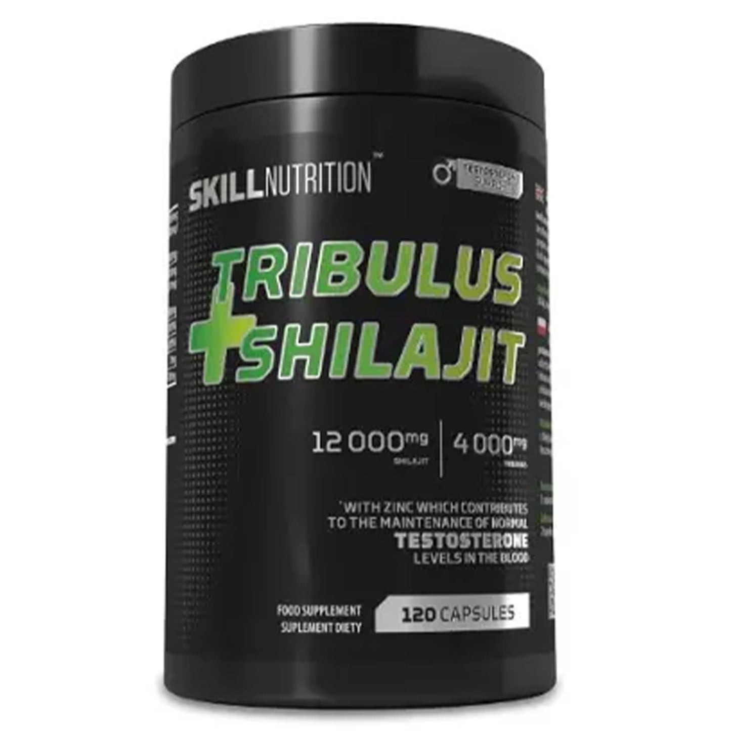 Skill Nutrition Tribulus + Shilajit 120 Vegane Kapseln