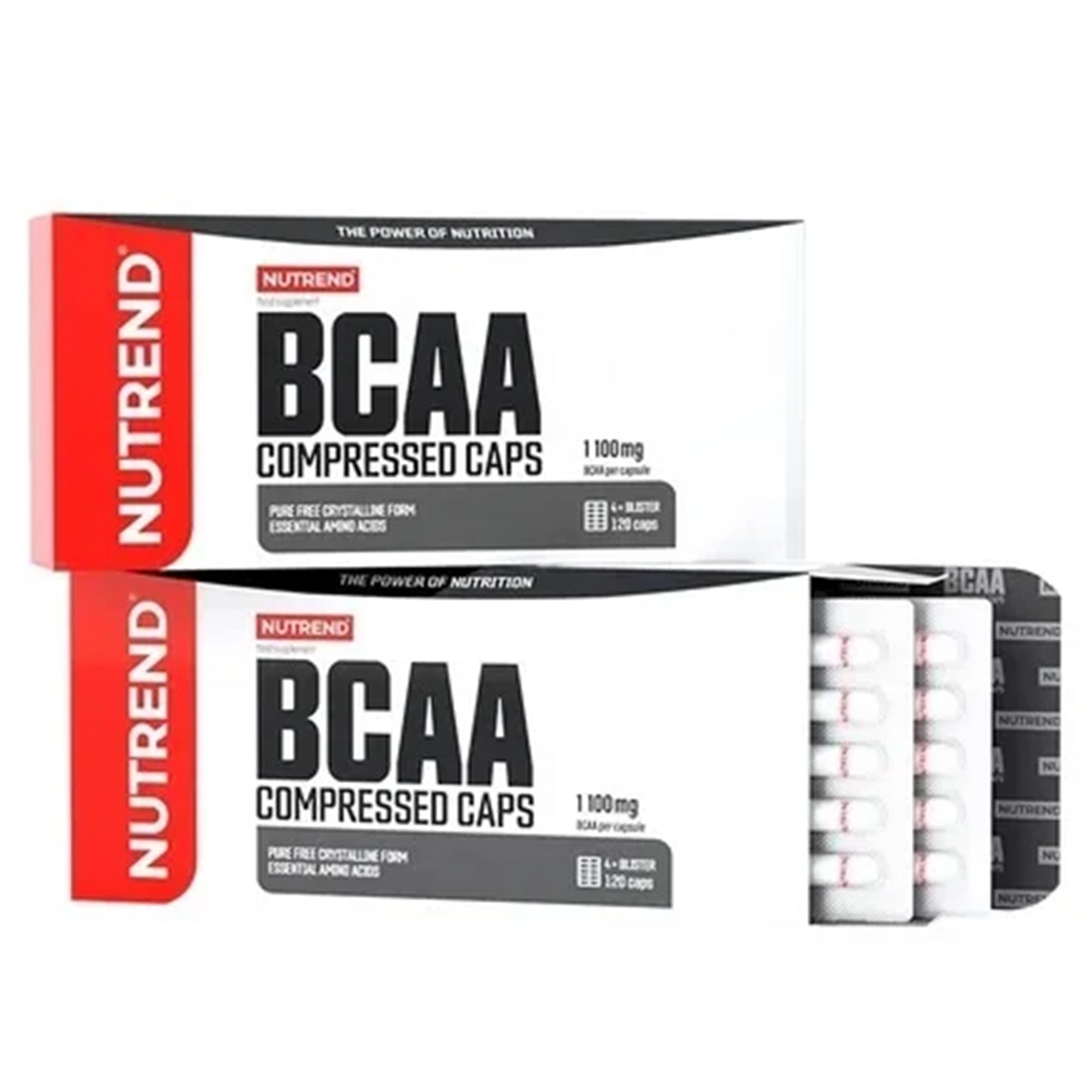 Nutrend BCAA Compressed Kapseln - 120 Kapseln