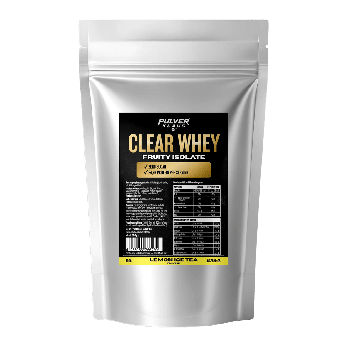 Pulverklaus Clear Whey Protein