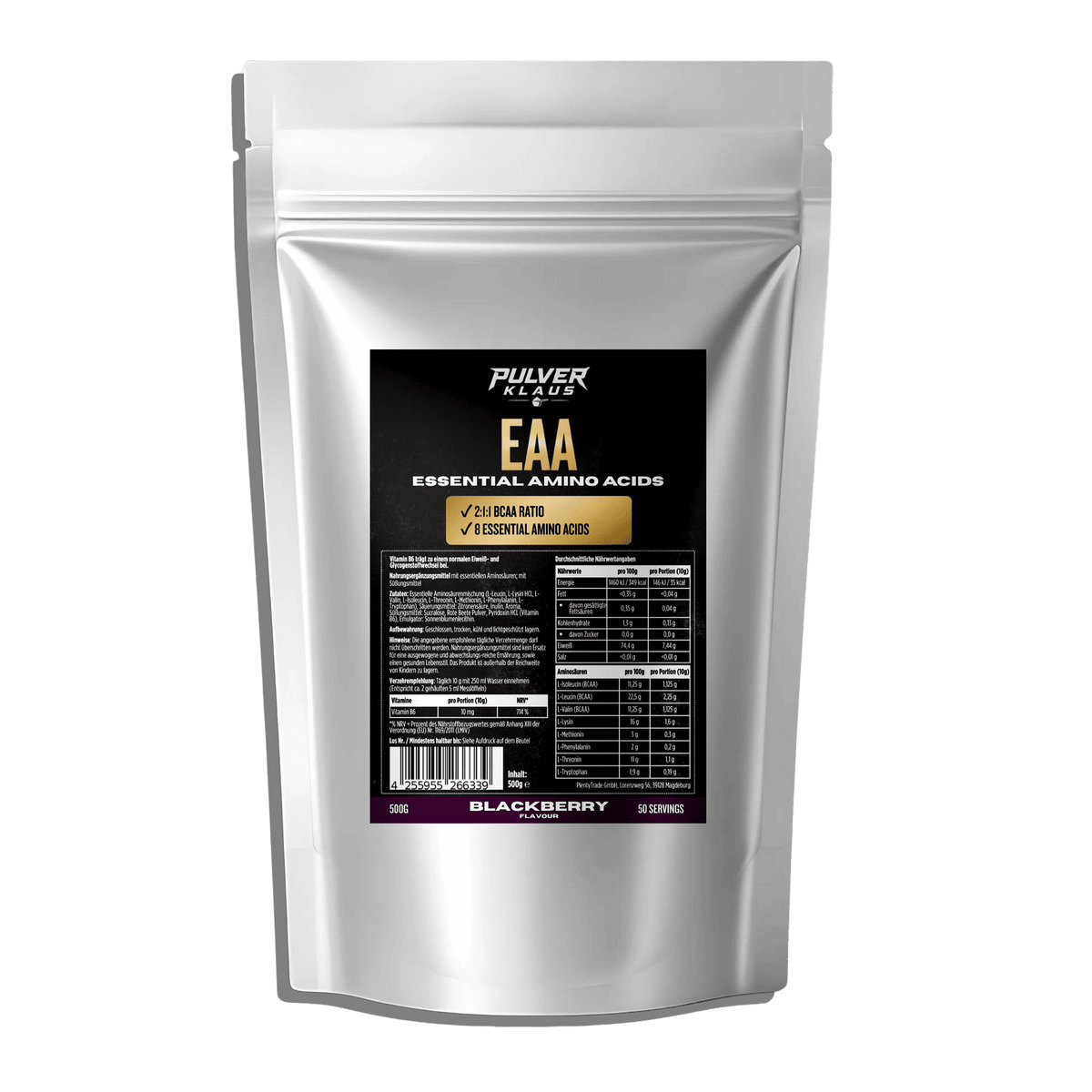 Pulverklaus EAA Aminos 500g
