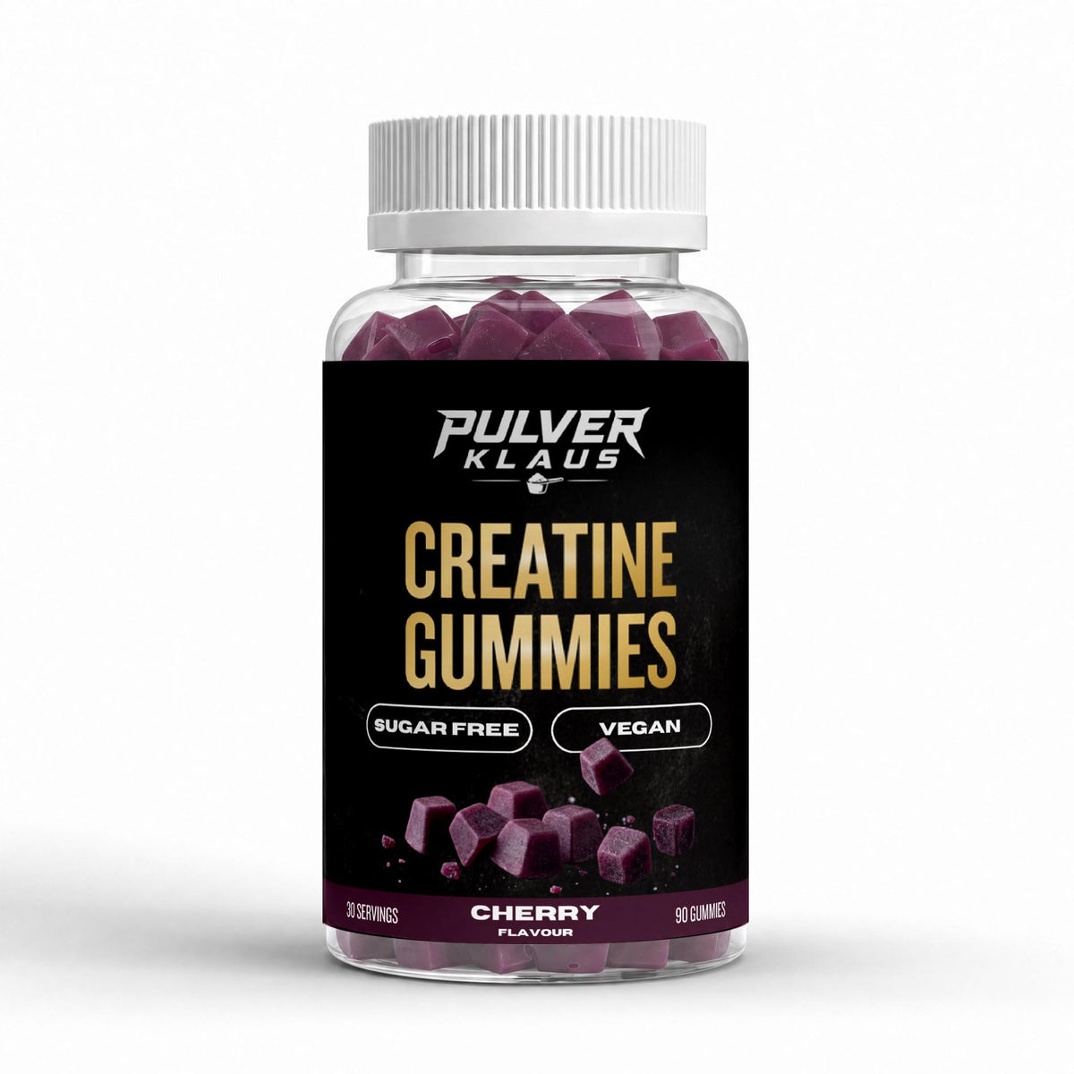 Pulverklaus Creatin Gummies Cherry 90 Stück