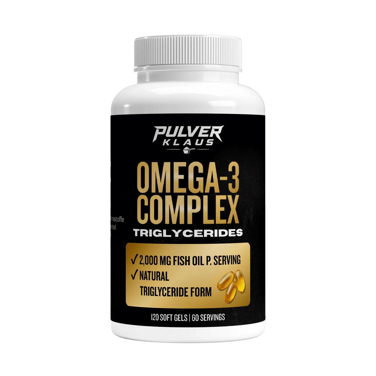 Pulverklaus Omega-3 Complex Triglycerides 120 Softgels