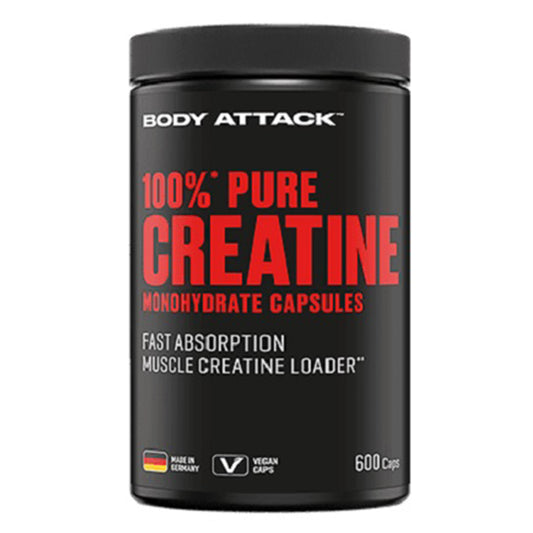 Body Attack 100% Pure Creatine 600 Kapseln