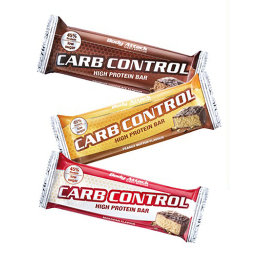 Body Attack Carb Control - Proteinriegel 100g (15 Riegel)