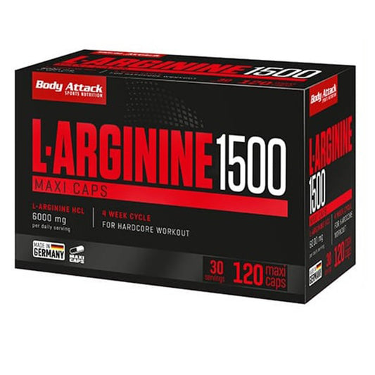 Body Attack L-Arginin 1500 120 Kapseln