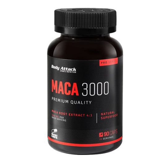 Body Attack Maca 3000 - 90 Caps