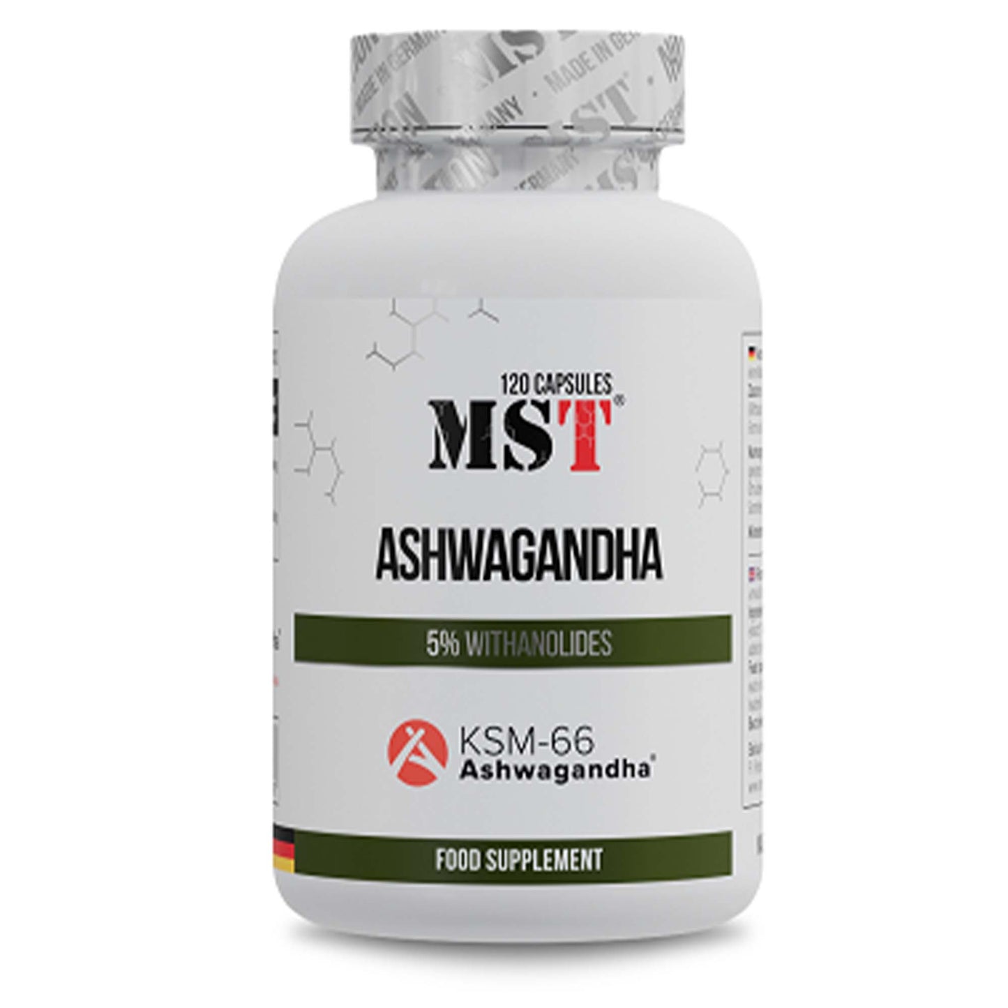 MST - Ashwagandha KSM 66® - 120 Caps