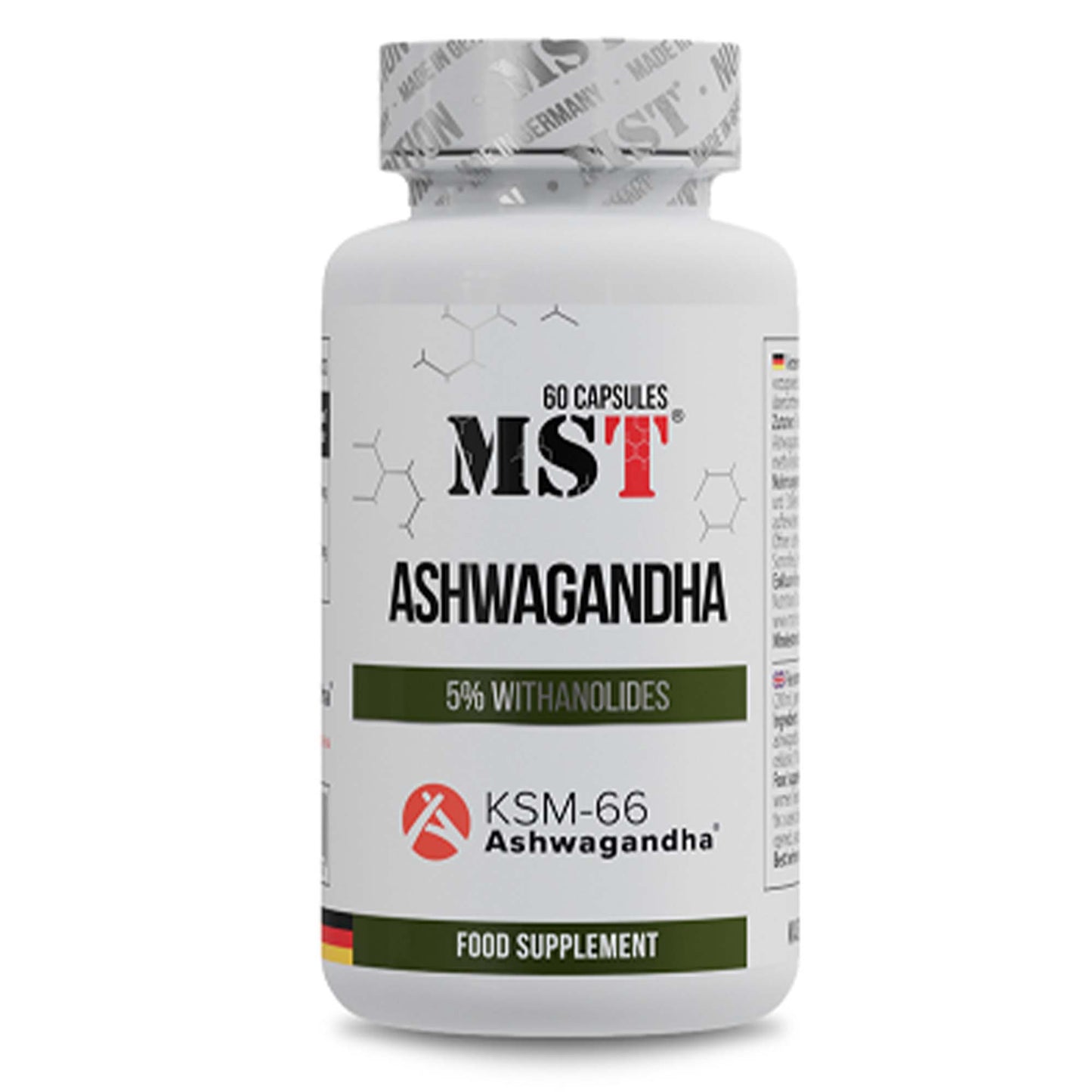 MST - Ashwagandha KSM 66® - 60 Caps