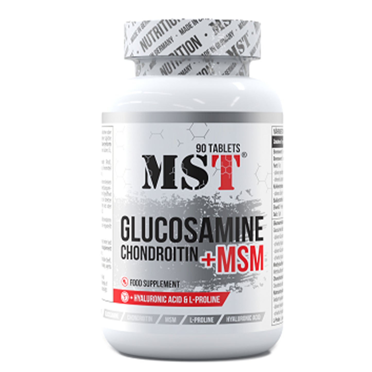 MST - Glucosamine Chondroitine MSM + HYALURON - 90 Tabletten