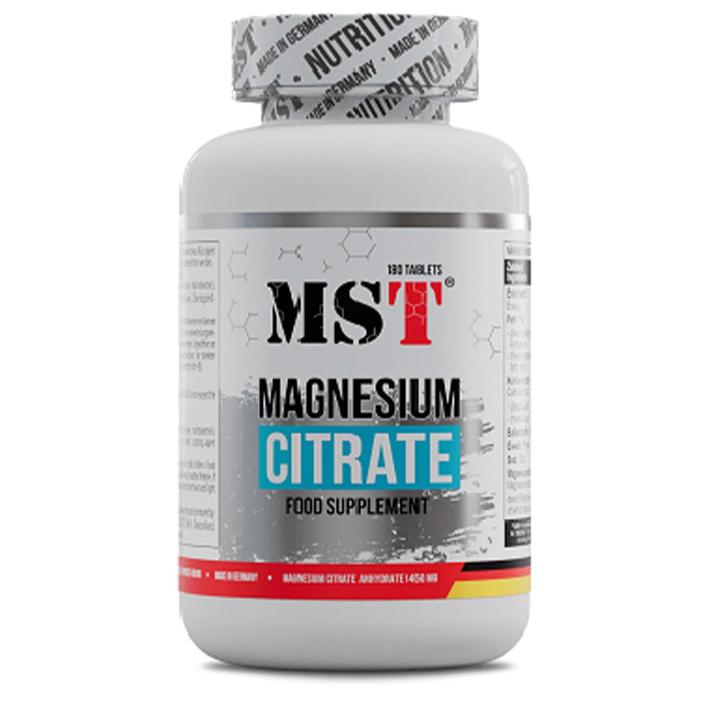 MST - Magnesium Citrat 200mg - 180 Tab