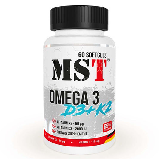 MST - Omega 3 + D3 + K2 - 60 Kapseln