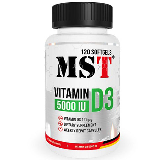 MST - Vitamin D3 5000IU 120 Softgels