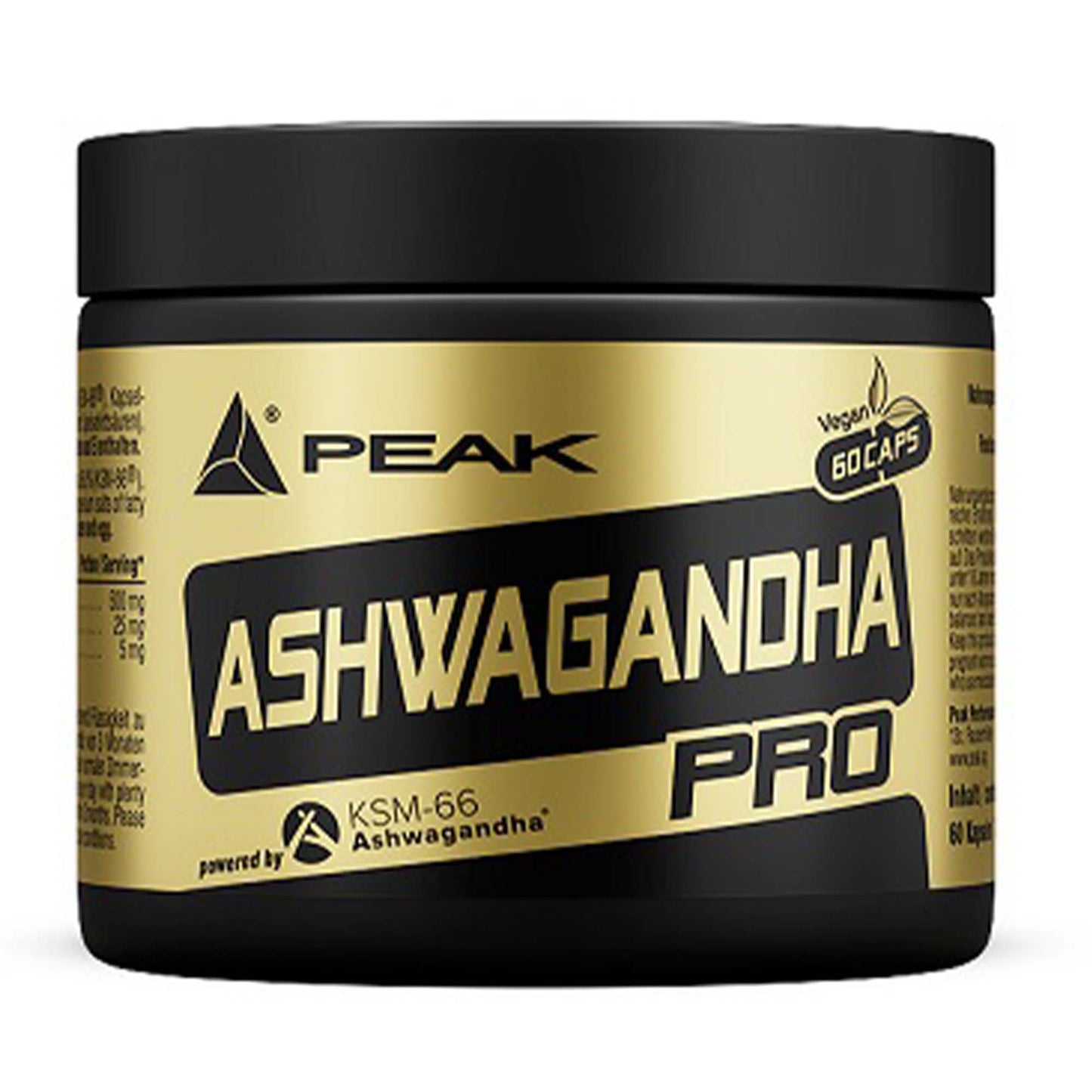 Peak Ashwagandha Pro 60 Kapseln