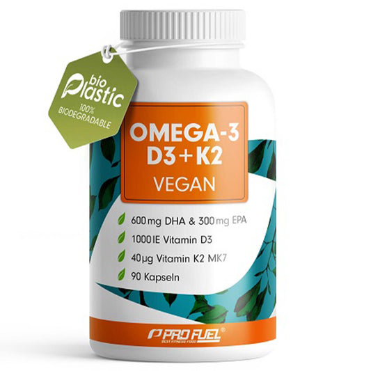 ProFuel Omega 3 + D3 + K2 90 Algenöl Kapseln