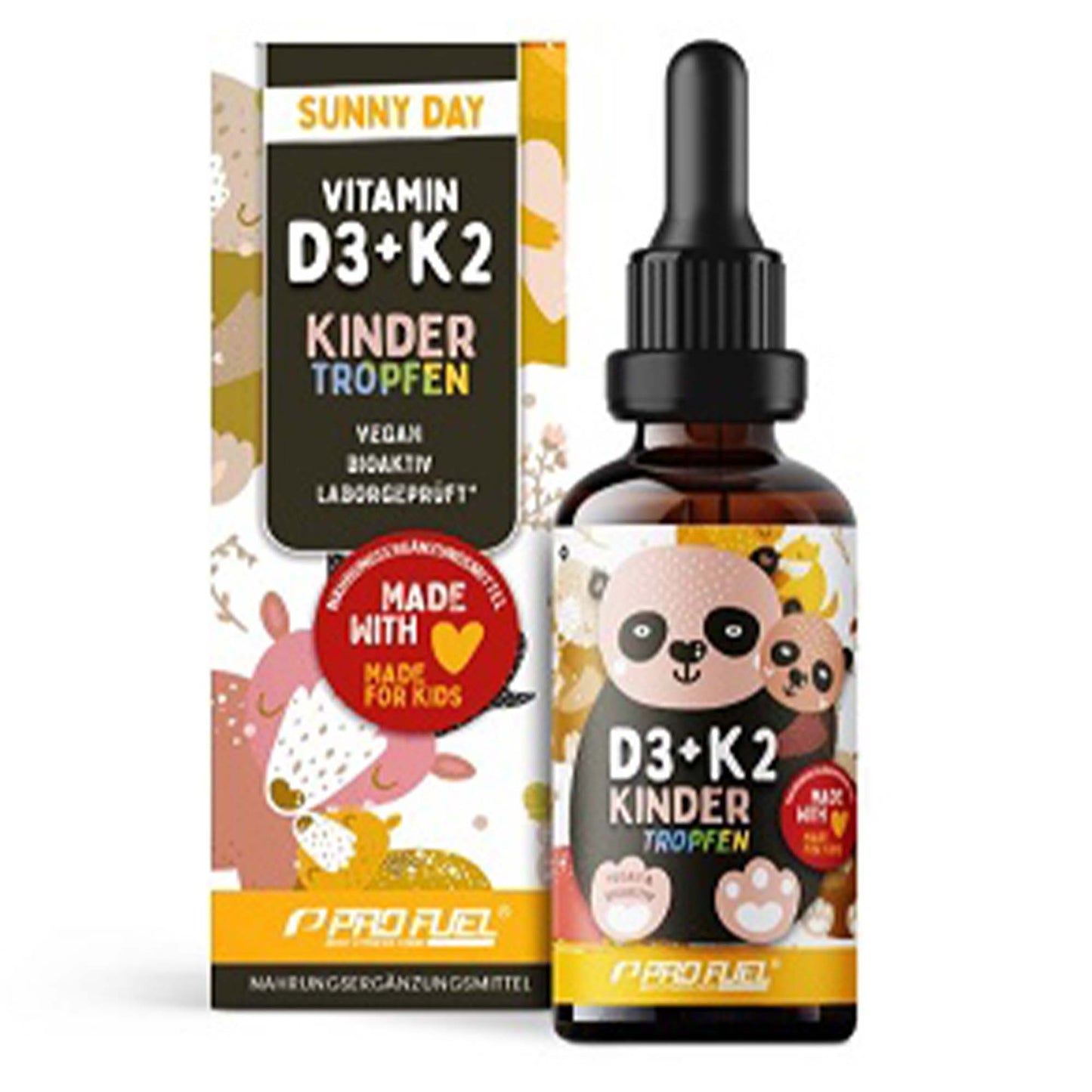 ProFuel VITAMIN D3 + K2 Kinder - 1000 Tropfen
