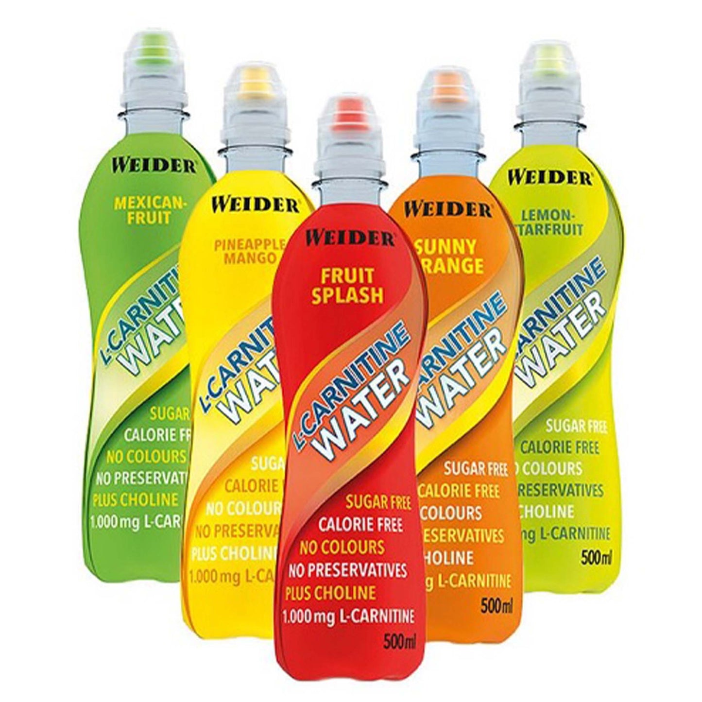 Weider L-Carnitine WATER  6 x 500ml