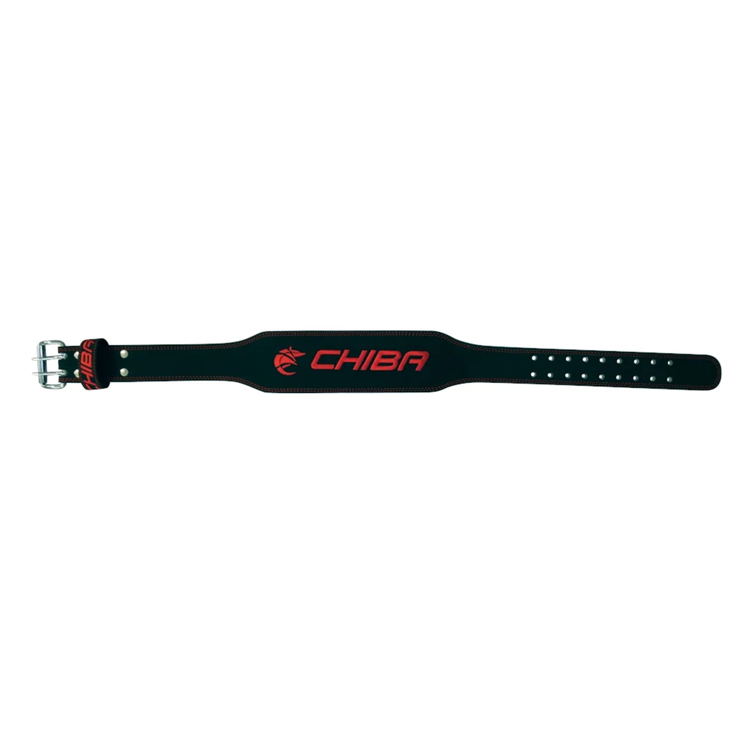 Chiba - 40810 - Ledergürtel schwarz/rot