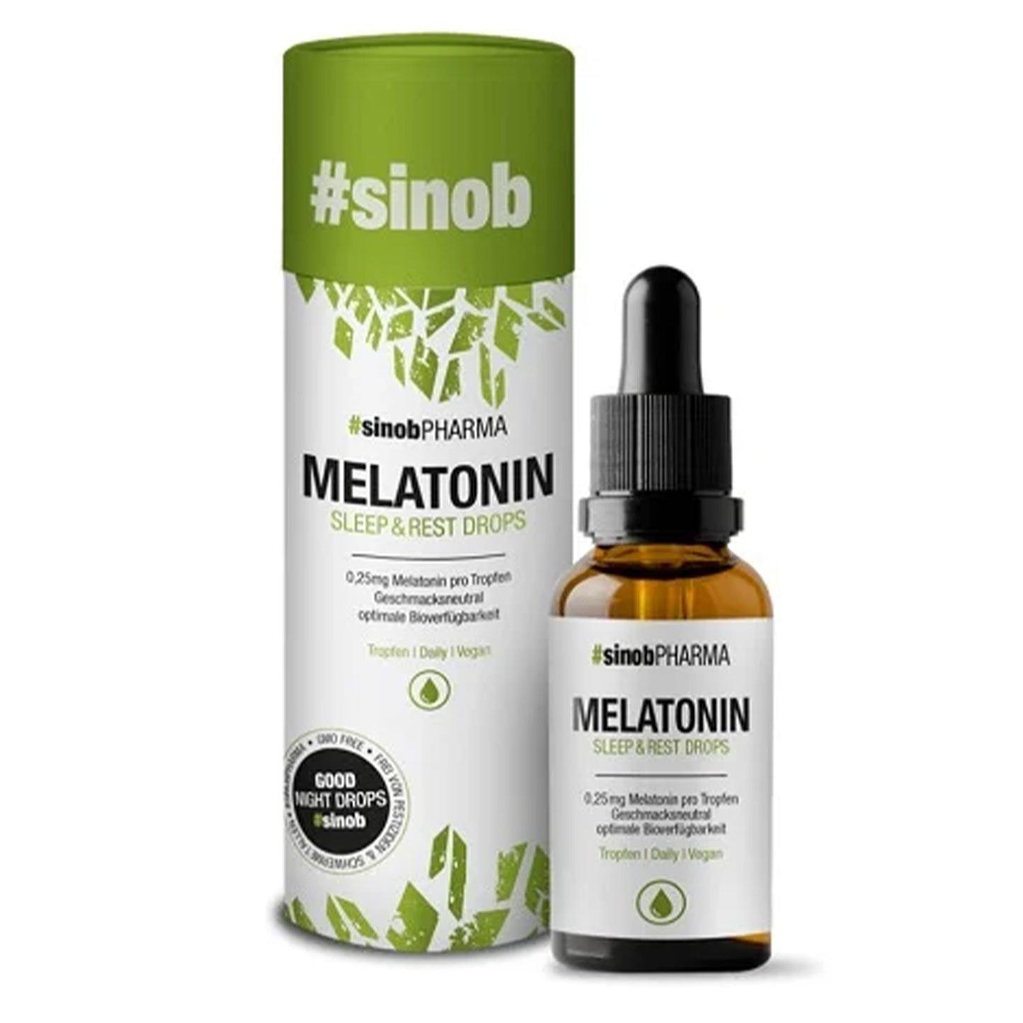 Sinob Melatonin Tropfen 50ml (1400 Tropfen)