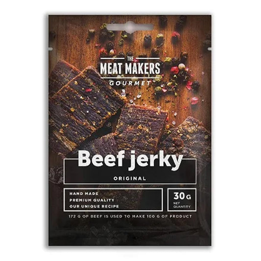 The Meat Makers Gourmet Beef Jerky 15x30g