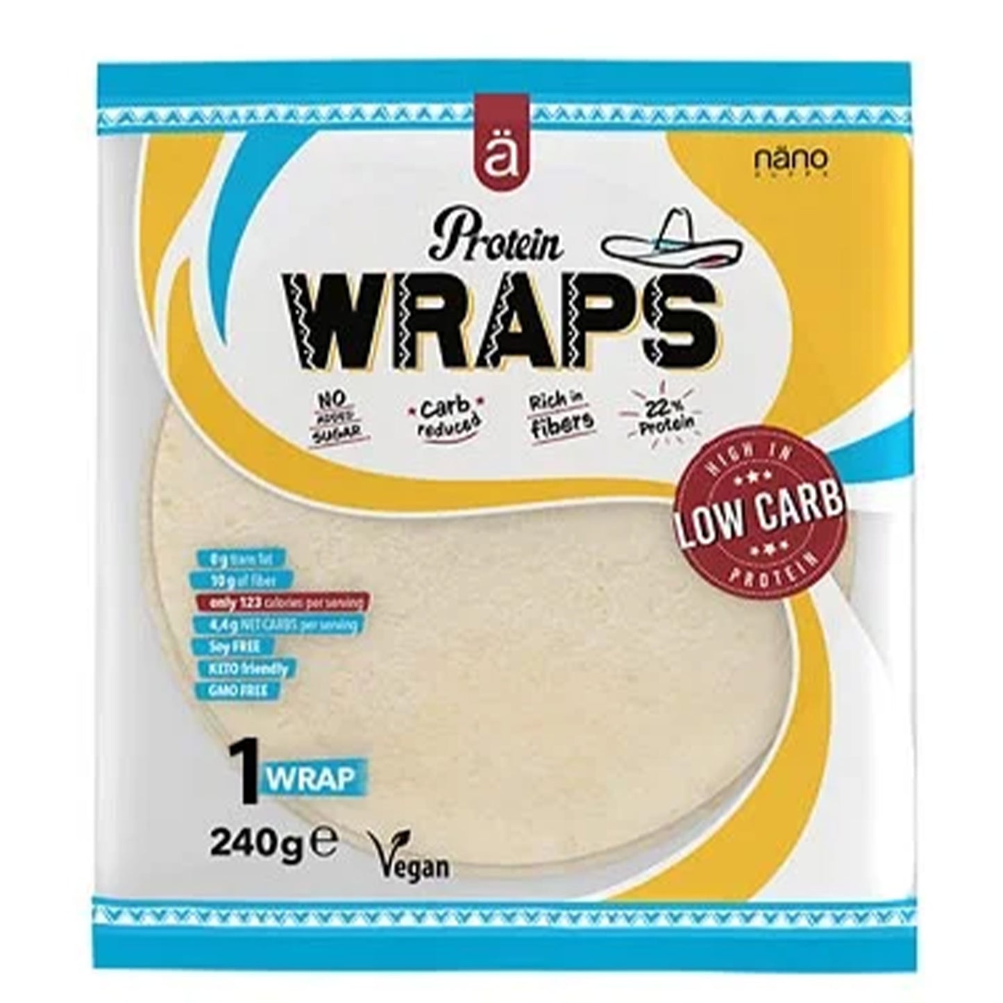 Nanosupps Protein Wraps 1x240g EINZELN