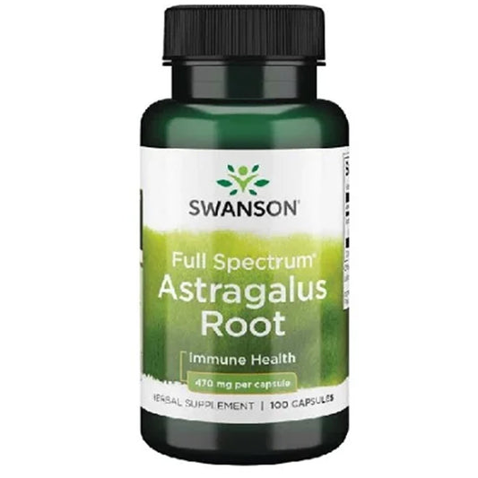Swanson Astragalus Root 470mg - 100 Kapseln
