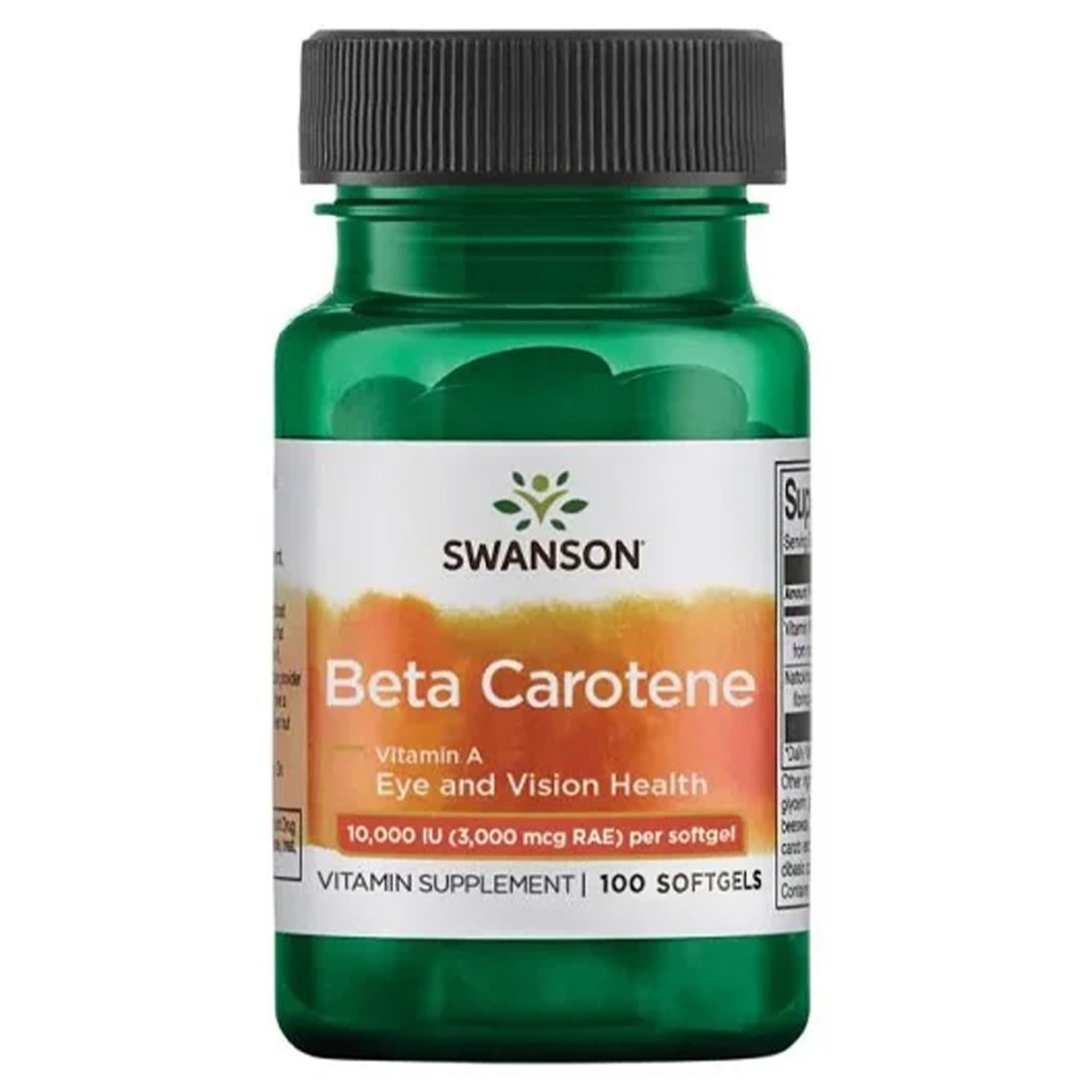 Swanson Beta Carotene 10.000 IU 100 Softgelkapseln
