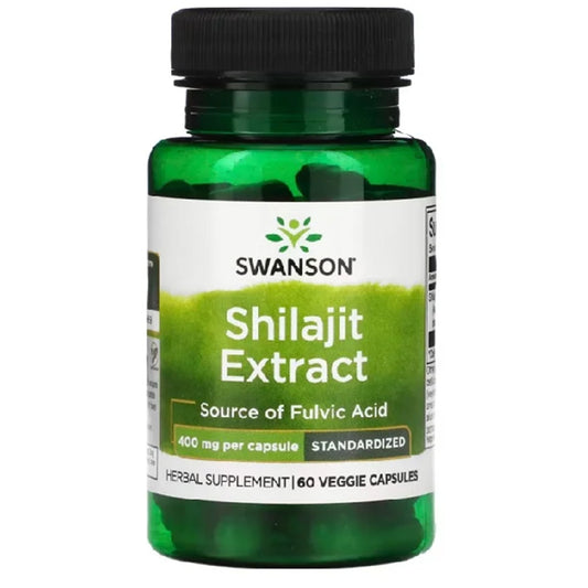 Swanson Shilajit Extract 400mg - 60 Kapseln