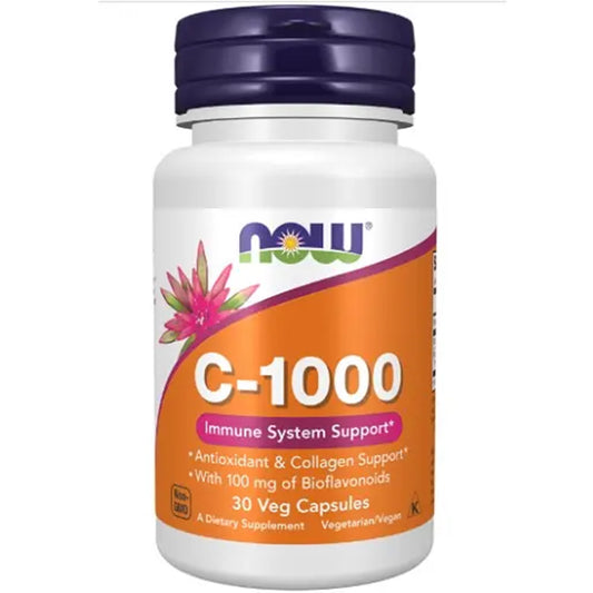 Now Foods Vitamin C-1000 30 Veg Kapseln