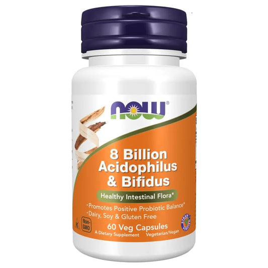 Now Foods 8 Billion Acidophilus & Bifidus 60 veg. Kapseln