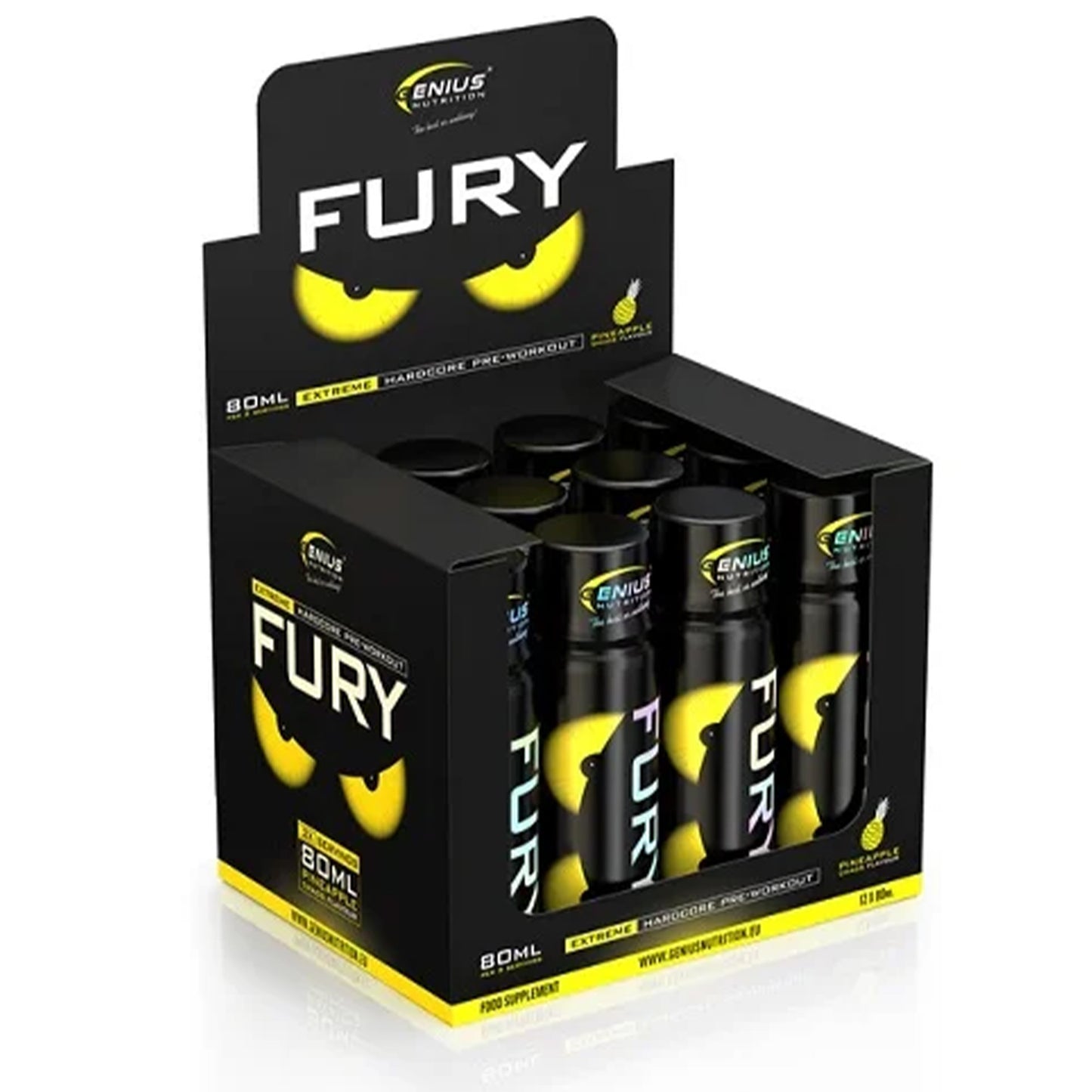 Genius Nutrition -  Fury Extreme Shot (12x80ml)