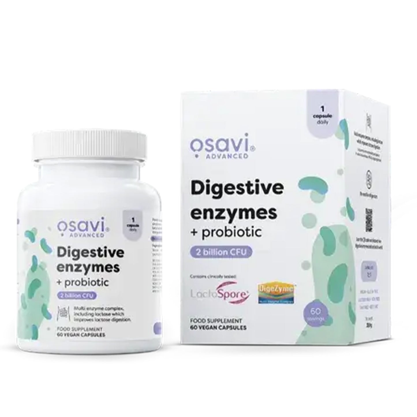 Osavi Digestive enzymes + probiotic 60 Kapseln