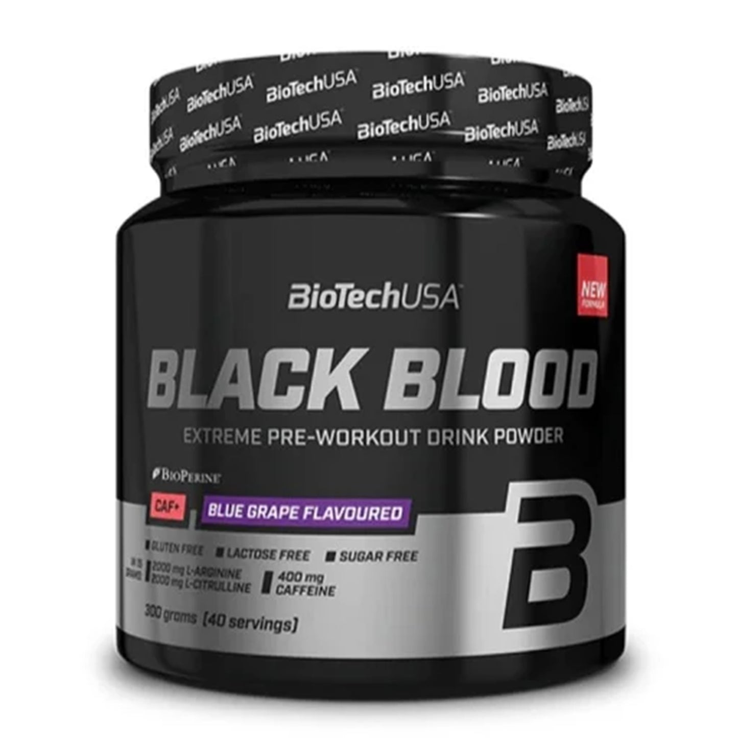 BioTech Black Blood CAF+ 300g (40 Serv.)