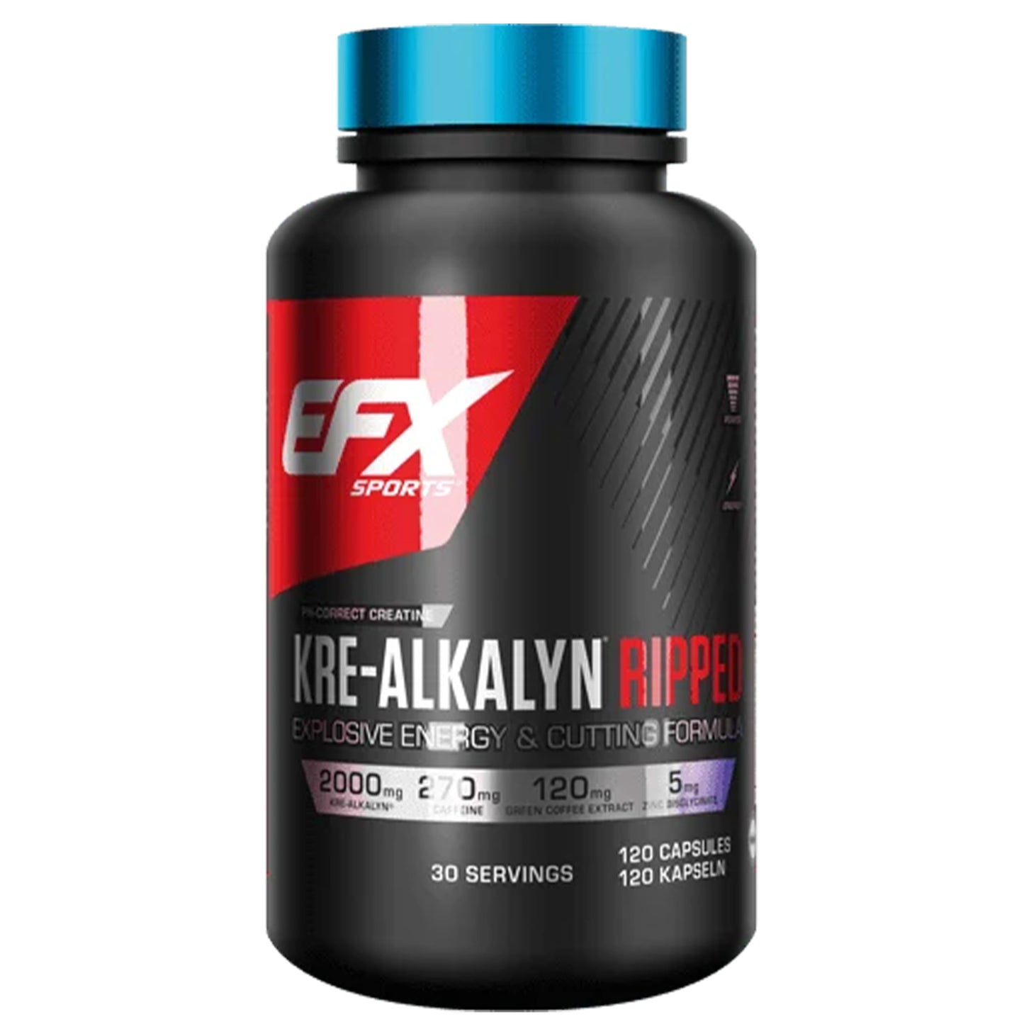 EFX Kre-Alkalyn Ripped Kapsel 120 Kapseln