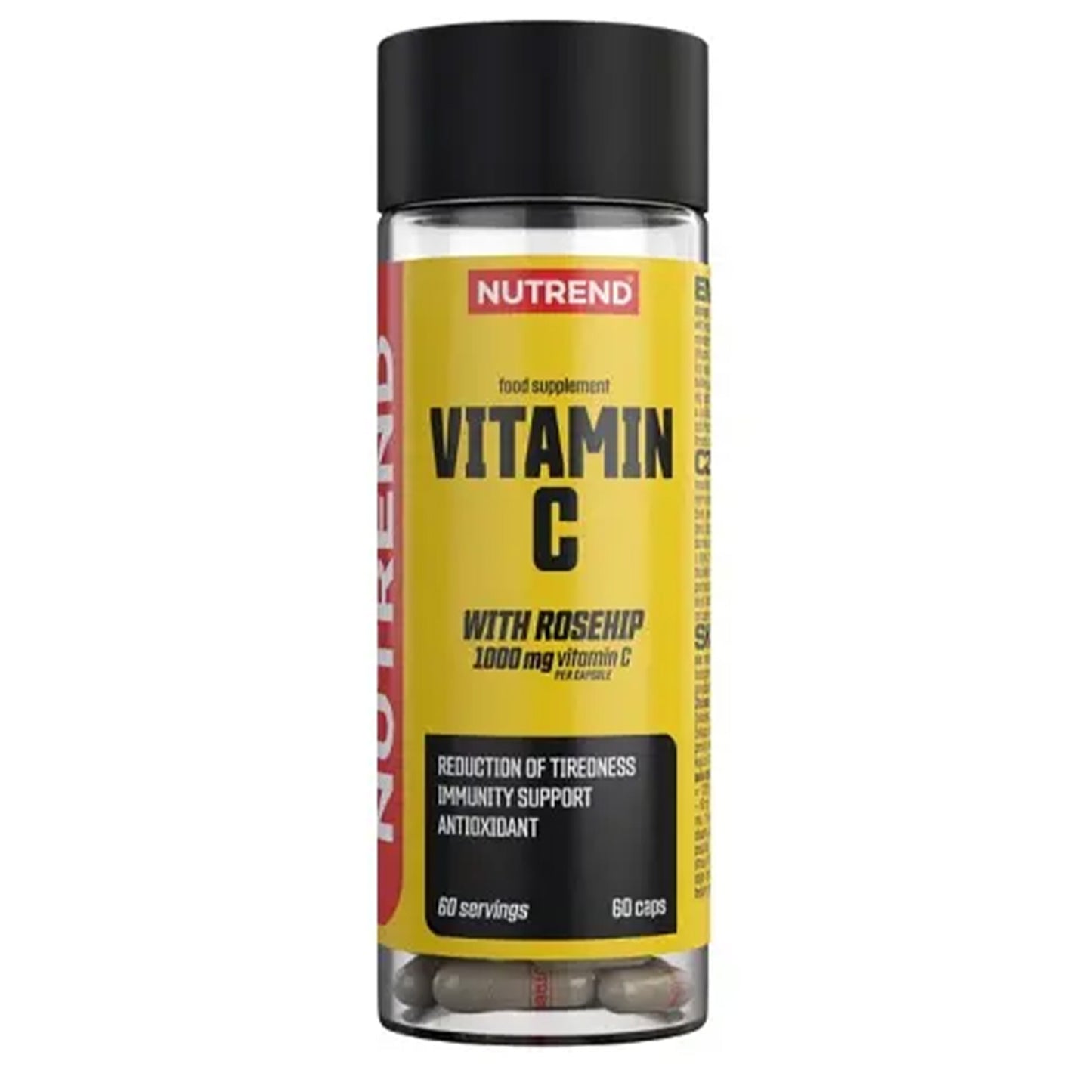 Nutrend Vitamin C 1000 mg mit Hagebutten 60 Kapseln