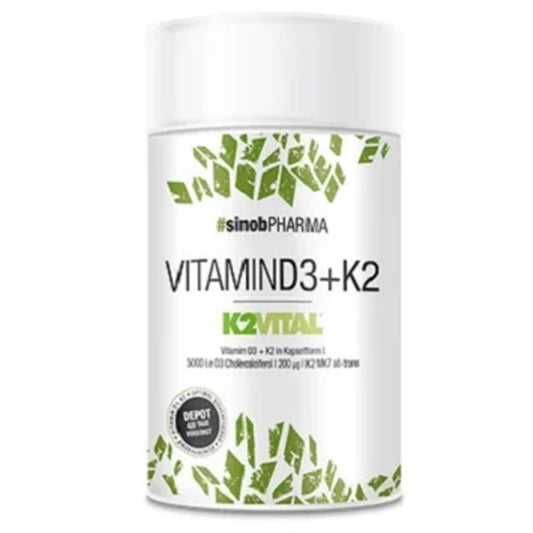 Sinob Vitamin D3 + K2 60 Kapseln