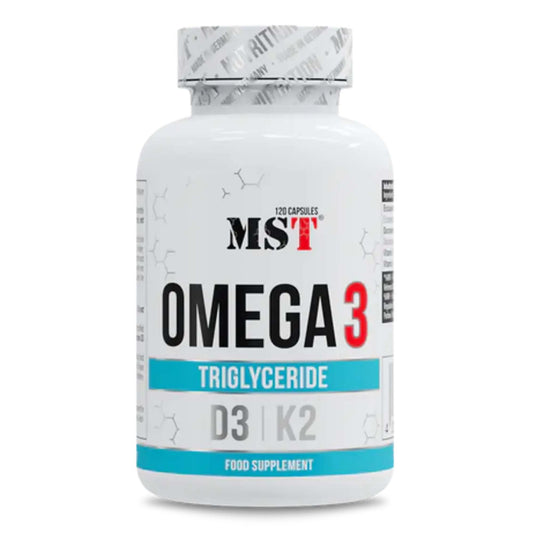 MST - Omega 3 500 mg D3 + K2 120 Softgels