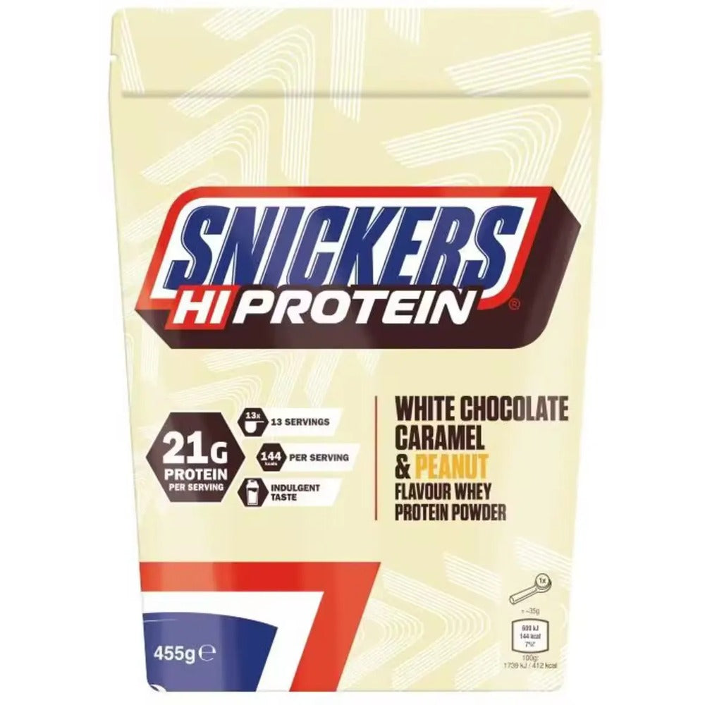 Snickers White Protein Powder White Chocolate, Caramel & Peanut