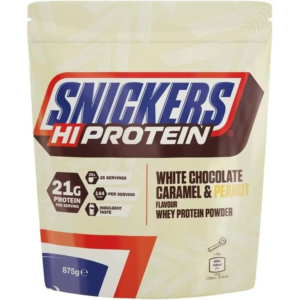 Snickers White Protein Powder White Chocolate, Caramel & Peanut